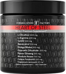 Formulation Factory Heart of Steel Nitric Oxide Supplements for Men & Women, Nit