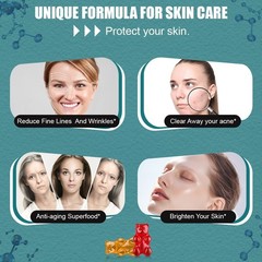 Glutathione Skin Whitening Gummies Brightening Anti-Aging Skin Care Supplement