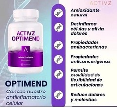 ACTIVZ OPTIMEND – 60 Capsules Cellular Firefighter Free Shipping USA 1-3 pack