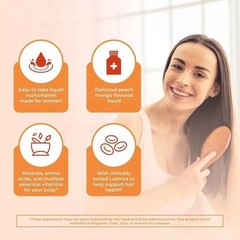 MaryRuth’s Liquid Multivitamin + Hair Growth-Clinically Tested for Thicker Hair