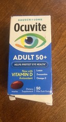 Bausch + Lomb Ocuvite Adult 50+ Eye Health Vitamin Supplement 50ct 8/26 READ