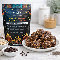 MAIA Ceremonial High-Flavanol Super Cacao with NATTOKINASE 7oz 30 servings – NEW