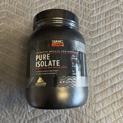 GNC AMP Pure Isolate Whey Protein Vanilla Custard 28 Servings Exp 03/2027