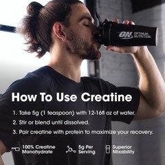Micronized Creatine Monohydrate Powder – Supports Strength & Recovery, 120 Servi