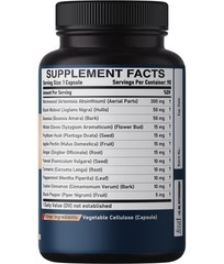 DEDICAD 12in1 Wormwood Black Walnut Clove Capsules – 90 Count (Pack of 1)