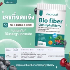 4x Deproud Bio Fiber Chlorophyll Powder Drink Help Excretion Supplement 200 g