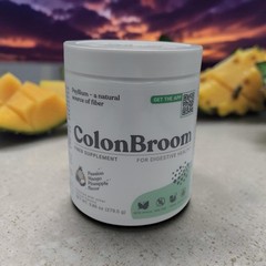 Colon Broom Passion Mango Pineapple 50 Servings Fiber Digestive 9.86Oz Exp 8/27