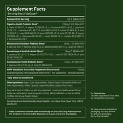 Seed DS-01 Daily Synbiotic for Digestive Health (60ct)