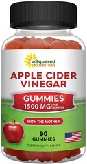 aSquared Nutrition Apple Cider Vinegar Gummies 1500mg Per Serving with The …