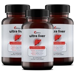 UpWellness Ultra Liver Supplement for Liver Health and Gallbladder Support/ 3 PK