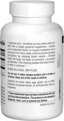 Source Naturals, Inc. L Arginine L Citrulline Complex 240 Tablet