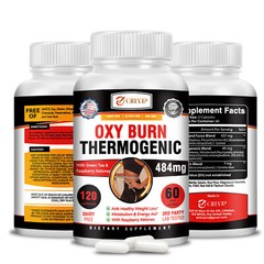 120pcs Oxy Burn Thermogenic-L-Carnitine-Appetite Control,Weight Loss, Fat Burner