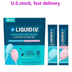 Liquid I.V. Hydration Multiplier Powder – Cotton Candy – 16 Count