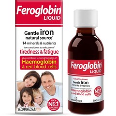 Organic Feroglobin Liquid 500ml – Iron Supplement, Boost Energy & Immunity