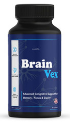 (1 Pack) BrainVex Nootropic All Natural Brain Supplement Brain Vex Capsules
