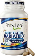 Shiny Leaf Methylated Bariatric Multivitamin w/Iron 45mgCOnce Daily Capsule,Made