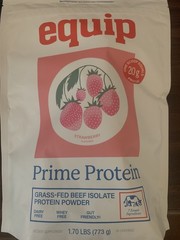 equip Prime Protein Grass-Fed Beef Isolate Powder Strawberry 1.70 lb