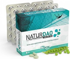 NATURDAO 1,000,000 HDU – DAO Enzyme – Histamine Block – Diamine Oxidase 60 Count