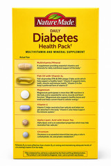Nature Made Daily Diabetic Health Pack – 60 Packets – 60 Day Supply, discounted