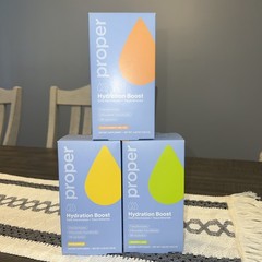 Proper Electrolytes Hydration Powder Lemon Lime, Cucumber Melon, Pineapple