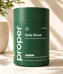 Proper Daily Boost Green Superfood Powder General Wellness Green Apple 6.13 oz