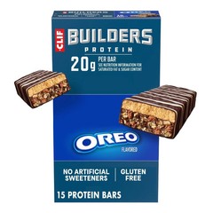 Protein Bars OREO Flavor High Protein Snack Energy Bars 15 Pack 2.4 oz Each