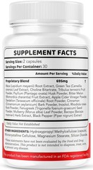 GlucoRevive Blood Sugar Balance Support Supplement Capsules 1 Pack 60Ct