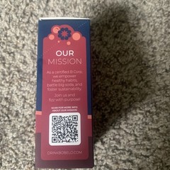*NEW* Bobelo Black Cherry Cream Clean Energy + Hydration (8 CT) 2.4 oz