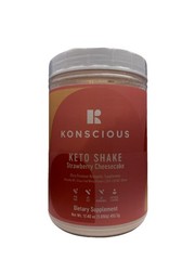 Konscious Keto Shake Ultra PREMIUM Ketogenic Supplement Strawberry Lose Weight