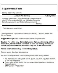 NOW Foods Turmeric Curcumin 665 mg 60 Veg Caps Exp 8/28