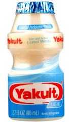 Yakult Probiotic Drink Light Nonfat 2.7 oz x 5 Bottles ( Pack of 12 )~07/03/2026