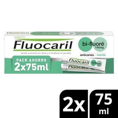 Fluocaril Bi-Fluore Duplo 145mg, Mint 2 x 75ml, Neutral, Standard