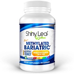 Bariatric Multivitamin Iron-Free (Once-a-day Vegetarian Capsule) Shiny Leaf