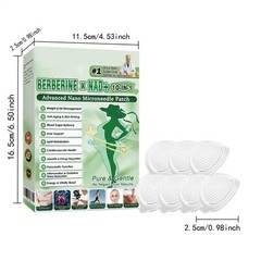 Premium Moringa Berberine 10-in-1 Advanced Nano Microneedle Patch (7pcs/box)