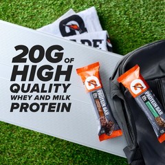 Gatorade Whey Protein Bars, Cookies & Crème, 2.8 oz bars Pack of 12