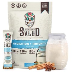 Salud 2in1 Hydration Packets + Immunity Electrolytes Powder, Horchata Agua F…
