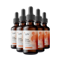 (5-Pack) LUV Wellness Flow Drops – Health Flow LUV Adaptogen Mushroom Blend