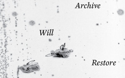 3Ecologies Books – New Release: No Archive Will Restore You